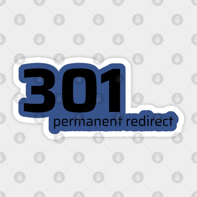 301 Permanent Redirect Sticker by CyberChobi